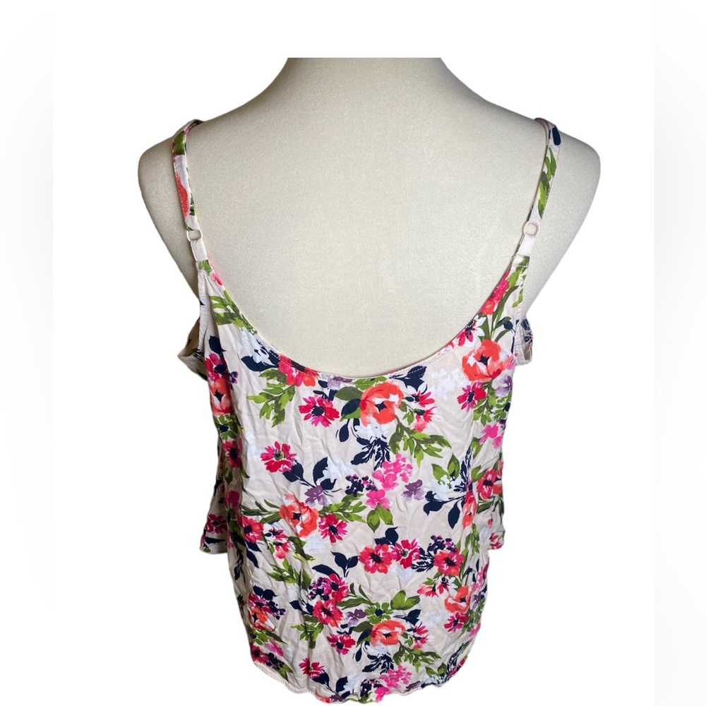 Torrid Floral Tank Top with Adjustable Straps - Picture 5 of 6